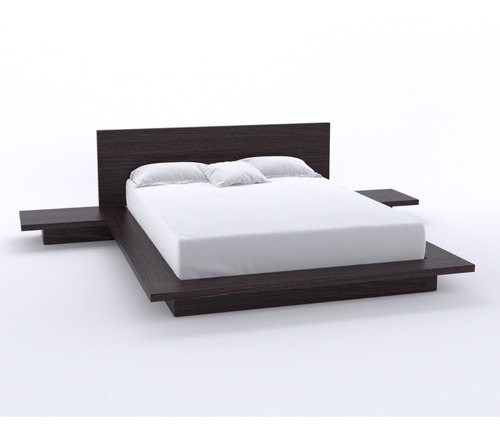 Juego De Alcoba Cama Queen 160 Madera Maciza De Roble