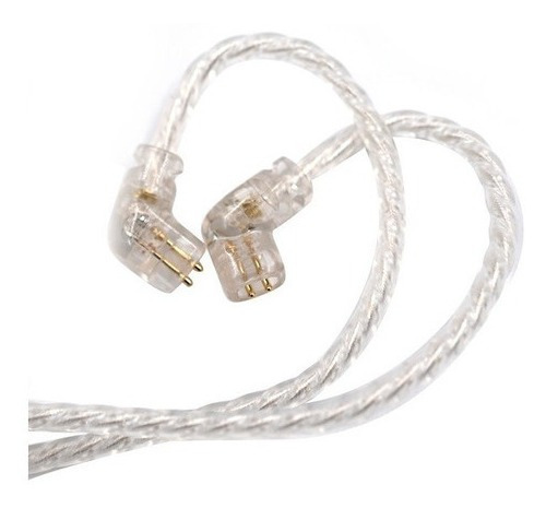 Cable Auricular Kz Pin B/c Silver C/ Mic Original Prm