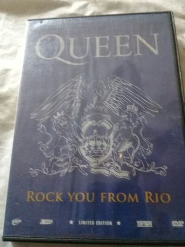 Dvd Queen Rock You From Rio Con Estuche