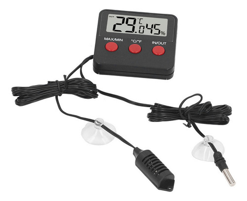 Mini Medidor De Temperatura Y Humedad Con 2 Sondas Digitales