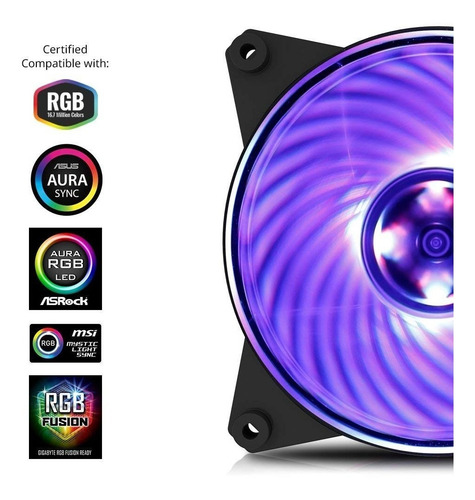 Cooler Master Masterfan Pro 120 Air Balance Rgb- 120mm Usado