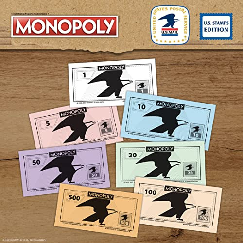 Monopoly Game, Edición De Sellos Estadounidenses De Usaopoly