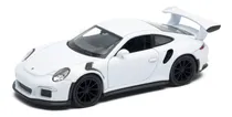Comprar Auto Welly Escala 1:34 Porsche 911 Gt3 Rs Blanco Metal