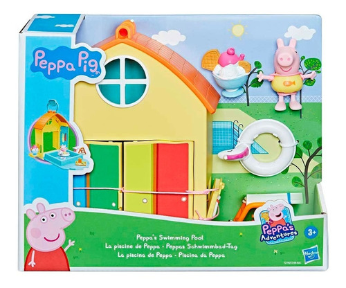 Peppa Pig Set Piscina + Figura Y Accesorios - Vamos A Jugar