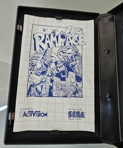 Rampage Juego Completo Para Sega Master System (Usado)
