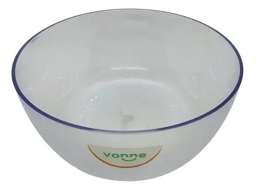 Bowl 1500 Cc Vonne, Plástico, 18.5 Cm Color Transparente