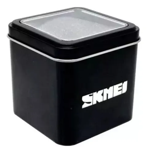 Reloj Skmei 1990 Rin Auto Deportivo Giratorio Acero Inox