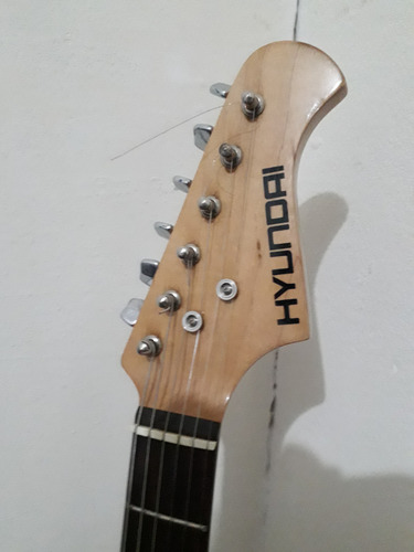 Guitarra Eléctrica Hyundai Stratocaster Korea 1990 (usado) Diestro Negro Palo De Rosa (Usado)