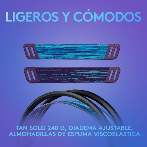 Auriculares G335 Con Micrófono Y Cable Gaming Logitech G Color Negro