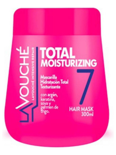 Mascara Total Moisturizing 7  La Vouché Hidratacion 300 Ml