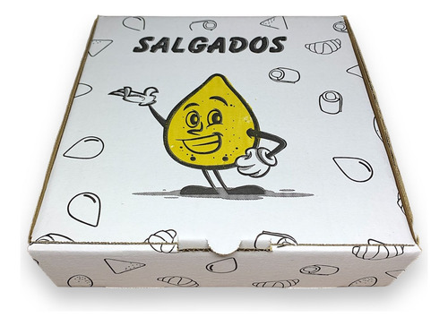  Caixa Papelão Para Esfiha Doces E Porções 50 Unidades