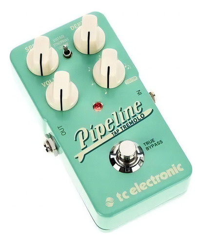 Pedal Tc Electronic Pipeline Tap Tremolo + + Cor Verde-claro