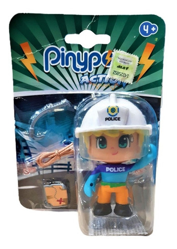 Pinypon Action Figura Policia Con Accesorio
