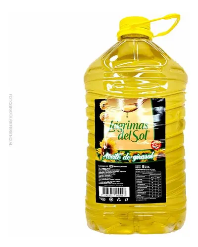 Aceite Puro De Girasol Por 5 L Lágrimas De Sol
