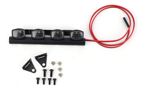 Luces Rc Para Techo De Coche A Escala 1/10, Focos Tipo Barra