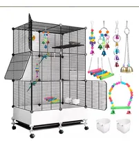 Comprar Jaula De Pájaros Móvil Jaula De Loros Jaula Aves Nidos