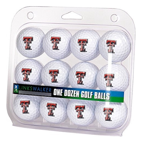 Ncaa Texas Tech Red Raiders - Docena De Pelotas De Golf