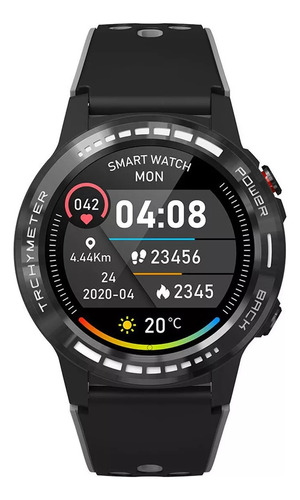 Reloj Smartwatch Lhotse Track M7 Gps Negro Gris