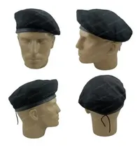 Comprar Kit 28 Boinas Tática Estilo Militar Preta Tecido Ajustável