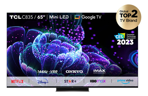 Qled 65 Tcl 65c835 Miniled 4k Hdr Smart Tv Google Tv