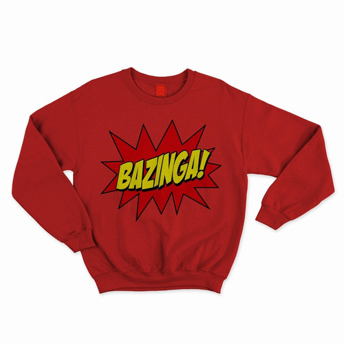 Polera Cuello Redondo The Big Bang Theory Bazinga 001