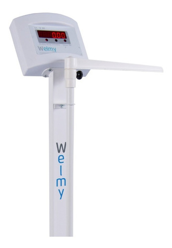Balança Médica Branca Digital Antropômetro W200a 100g Welmy