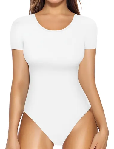 comprar Pack 3 Body Mujer Liso Manga Corta Cuello Redondo