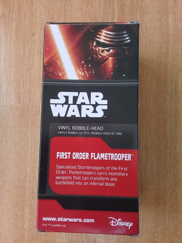 Disney Bobble Head First Order Flametrooper Star Wars