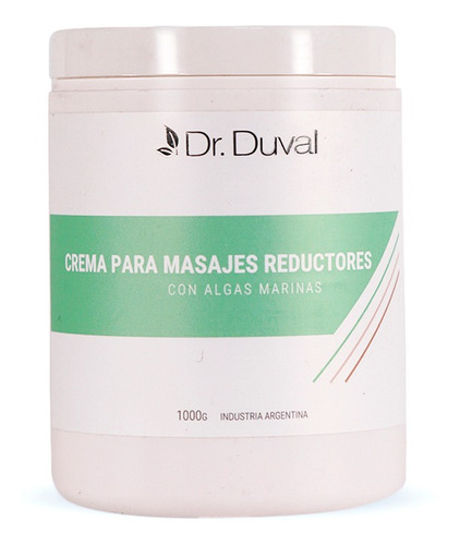 Crema Para Masajes Reductores X1kg Dr. Duval