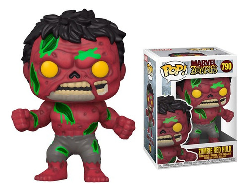 Funko Pop Zombie Red Hulk #790 Marvel Muñeco Juguete Figura