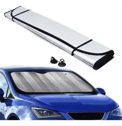 Protector Solar Parabrisa Sombrilla Tapa Sol Auto 130x60 Cm