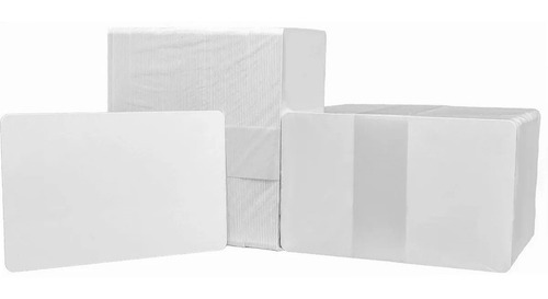 Imagem 3 de 6 de Cartão Pvc Branco 0,76mm Cr80 500 Unidades