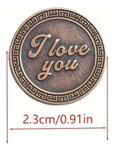 Regalos Del Día De San Valentín Pequeña Moneda Única