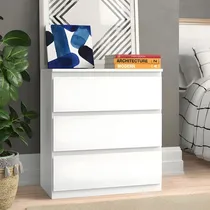 Comprar Cómoda 3 Cajones De Melamina Ideal Para Espacios Pequeños