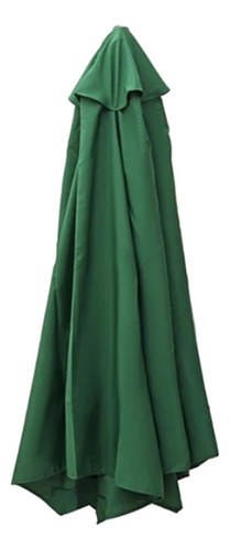 Sombrilla De 270 Cm, 2,7 Metros, 8 Varillas, Color Verde, 2,