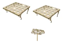 Comprar Kit 2 Bases Candy Bar Conos Dulces Postres Mesa De Dulces