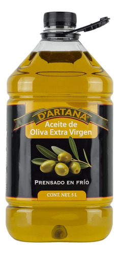 Aceite De Oliva Extra Virgen 5 Litros Marca D'artana