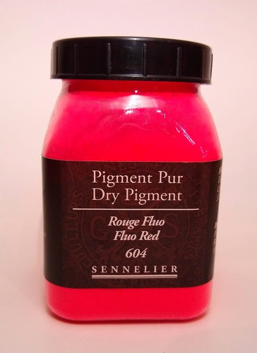 Pigmento Sennelier - Rojo Fluo - 604 - 100g.