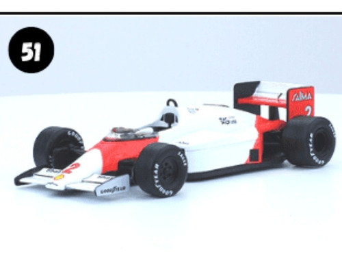 Fascículo De Autos De Fórmula 1 N51 Mc Laren De Alain Prost