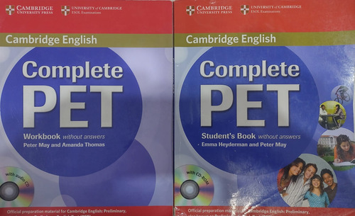 Complete Pet Workbook & Student´s Con 2 C D Escrito Lápiz-#7