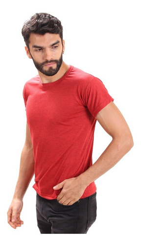 Remera Lisa Hombre Algodon Estampar Bordar Sublimar Trabajo