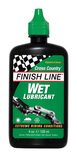 Aceite Cadena Finish Line Humedo 120ml Bici Larga Du- Celero