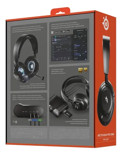 Fone Steelseries Arctis Nova Pro Omni Conexao 2.4ghz Audio 9