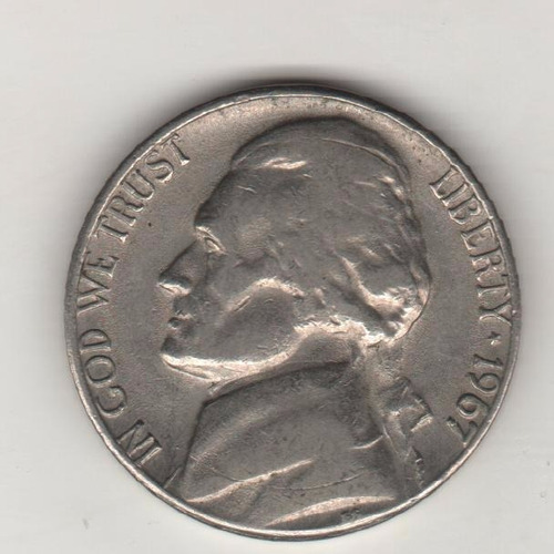 Estados Unidos Moneda 5 Centavos Año 1967 - Km A192 