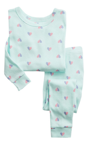 Gap Conjunto De Pijama Baby Long John, Vidrio De Agua