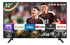 Smart Tv Pantalla 32 Pulgadas Android Tv Jokben Televisores Jokben32-bt1 Negro