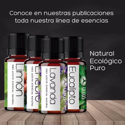 Mezcla de aceites esenciales puros 100% naturales.