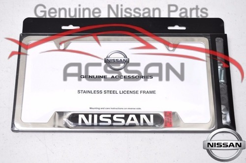 Porta Placa Nissan Original Tsuru Altima Versa Platina Tida