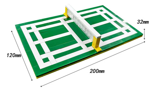 Paquete De Material Modelo De Cancha De Bádminton, Cancha