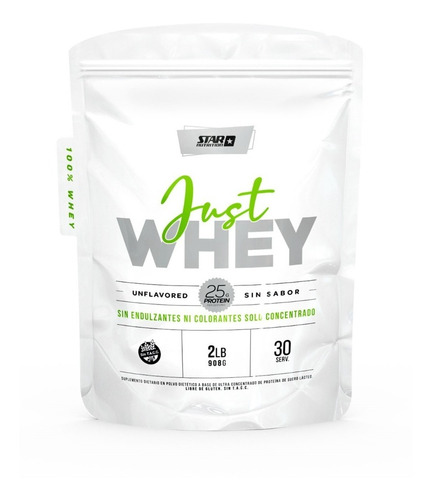 100% Proteina Just Whey Star Nutrition 2 Lb Blend Sin Gluten